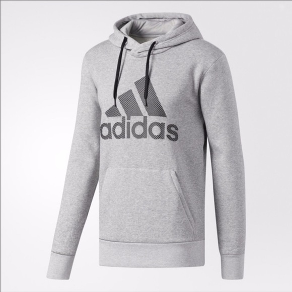 adidas essentials logo hoodie